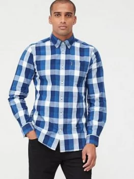 Image of Barbour Check Shirt - Indigo
