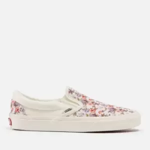 Image of Vans Classic Floral Print Canvas Trainers - 3