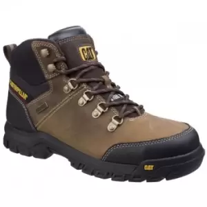 Image of Caterpillar Mens CAT Framework S3 Safety Leather Boots (10 UK) (Seal Brown) - Seal Brown