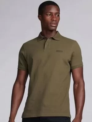 Barbour International International Essential Polo, Khaki Size M Men