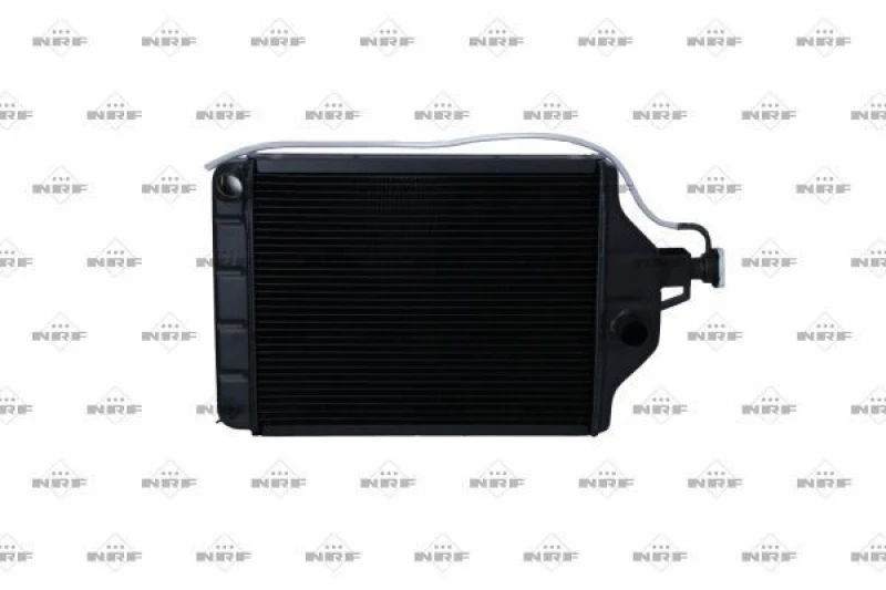 Image of NRF 501768 Engine radiator EASY FIT Brazed cooling fins, Aluminium, with lid Aluminium Radiator,engine cooling (470)