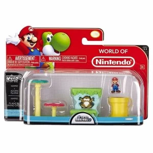 image of Mario Acorn Plains (Super Mario Bros) Microland Action Figure