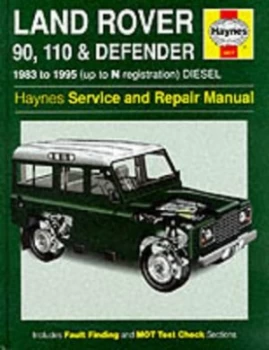 Image of Land Rover 90/110 and Defender Service and Repair Manual by Steve Rendle and Mark Coombs Hardback