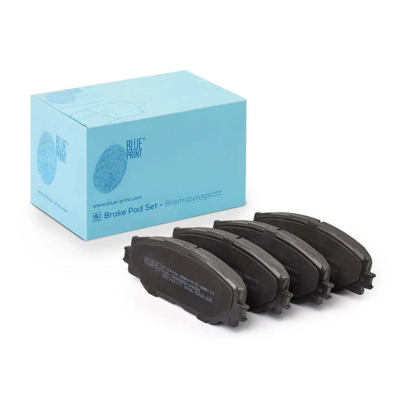 Image of Blue PRINT ADT342171 Brake pad set Front Axle Brake Pad Set,disc brake (402)