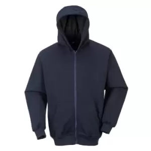 Image of Modaflame Mens Anti Static Flame Resistant Hoodie Navy 2XL