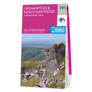 image of Map of Okehampton & North Dartmoor