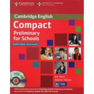 Image of Compact Preliminary for Schools Student's Book without Answers with CD-ROM