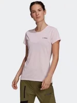 Image of adidas Tivid T-Shirt, Pink, Size 10, Women