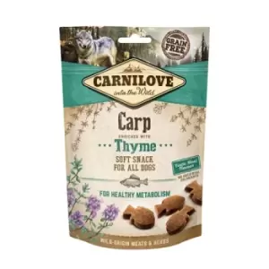 image of Carnilove Carp with Thyme Semi Moist Dog Treats 200g