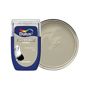 Image of Dulux Easycare Kitchen Overtly Olive Matt Emulsion Paint 30ml