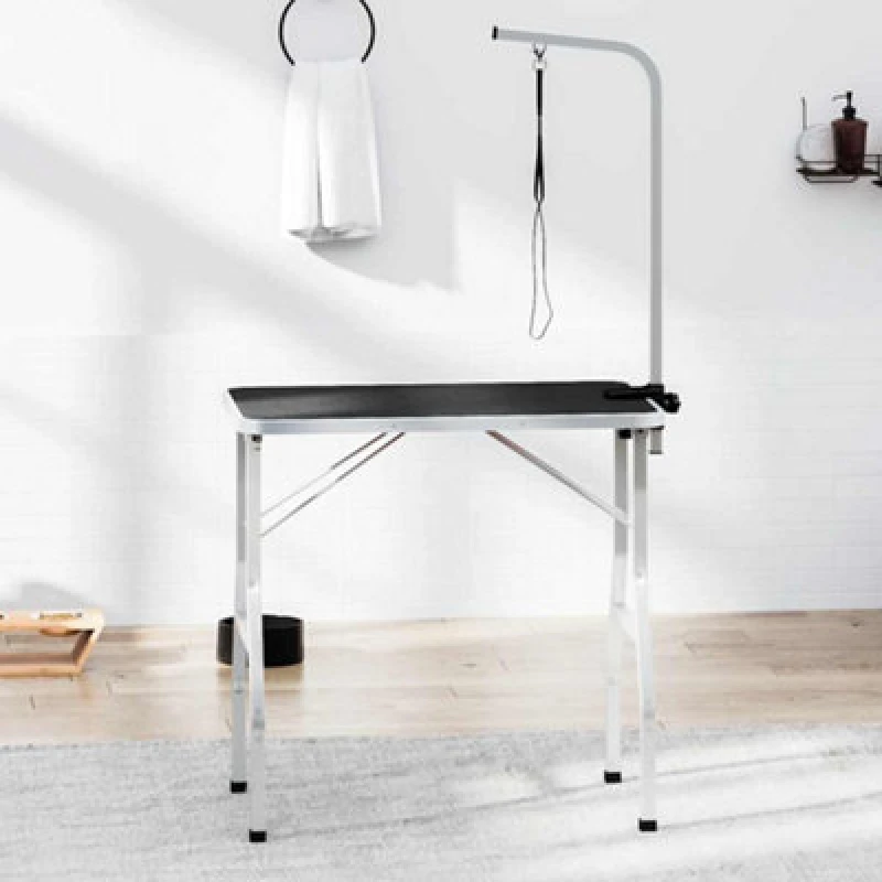 Image of VIDAXL Vidaxl - Bath Grooming Table for Dogs Cats Pets Adjustable 1 Loop 8721158304827