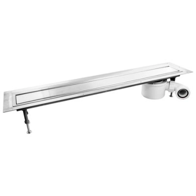 Image of Mcalpine 1000mm Stainless Steel Channel Drain For Vinyl Flooring - Cd1000-Vl
