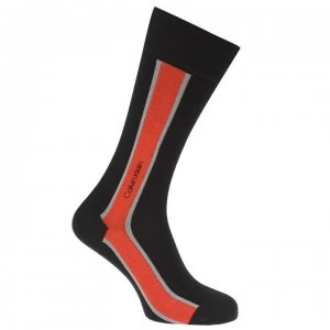 Image of Calvin Klein Billy V Stripe Ankle Socks - Black 00