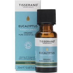 image of Tisserand Aromatherapy Eucalyptus Organic Essential Oil 20ml