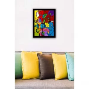 Image of SC0192 Multicolor Decorative Framed MDF Painting
