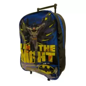 image of Batman Childrens/Kids I Am The Night Folding Trolley Bag (One Size) (Black/Navy)