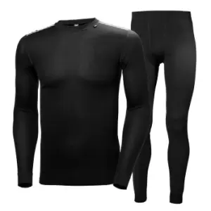 Image of Helly Hansen Mens Comfort Light Insulated Base Set Black S