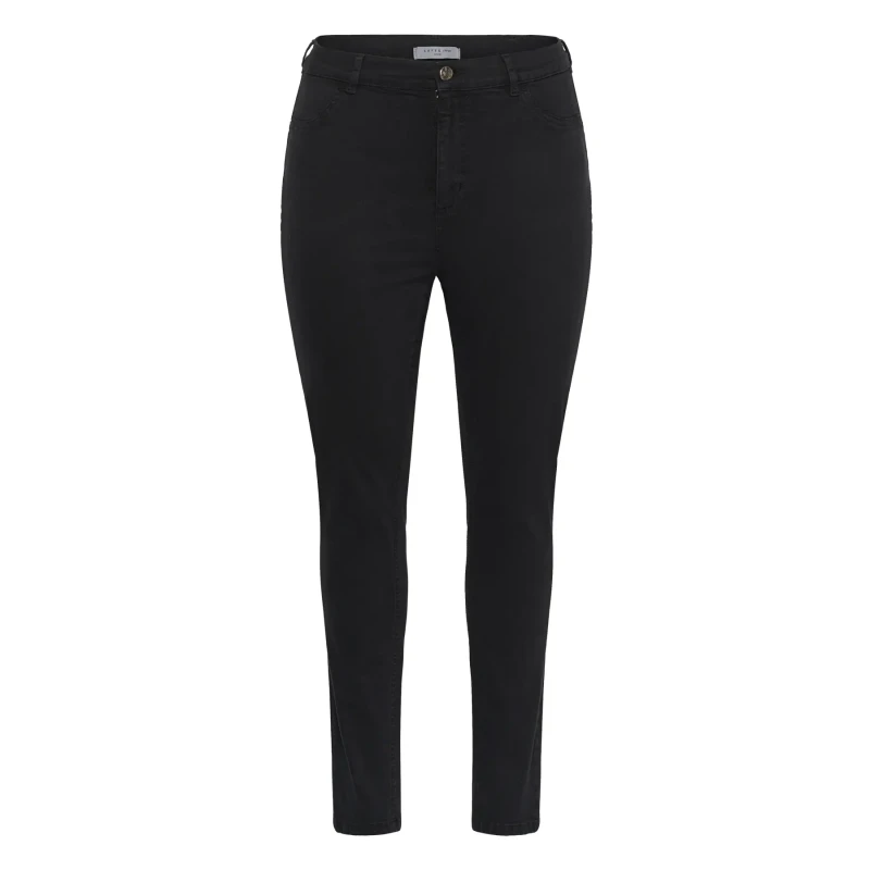 Image of KAFFE Curve Womens skinny jeans KAFFE Curve Laurina Noir Female 42