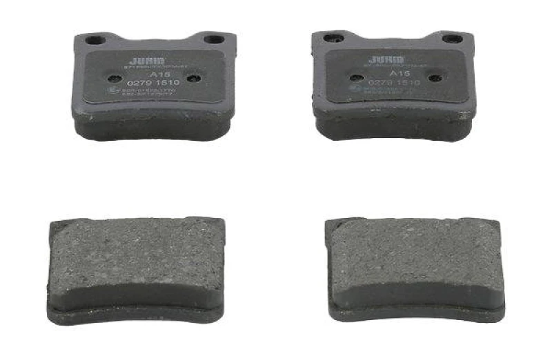 Image of JURID 571899J Brake pad set not prepared for wear warning indicator, without accessories Brake Pad Set,disc brake (402)