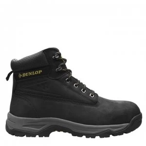 image of Dunlop Safety On Site Steel Toe Cap Safety Boots - Black