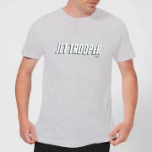 Image of Star Wars: The Rise Of Skywalker Jet Trooper Mens T-Shirt - Grey - 3XL