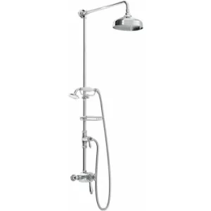 image of Bristan Trinity Triple Exposed Mixer Shower with Shower Kit and Fixed Head