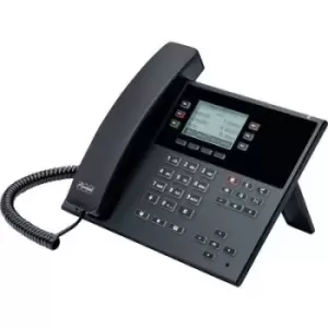 image of Auerswald COMfortel D-210 Corded VoIP Hands-free, Headset connection, Visual call notification, PoE Graphics display Black