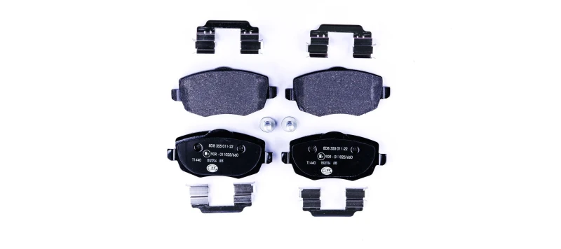 Image of HELLA Brake pad set HELLA 8DB 355 011-221