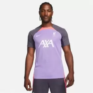 Image of Nike FC Strike Third Mens Nike Dri-FIT Soccer Short-Sleeve Top - Purple