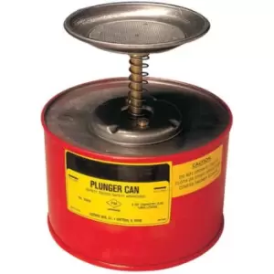 Image of Justrite 1.0 litre Plunger Cans for flammable liquids