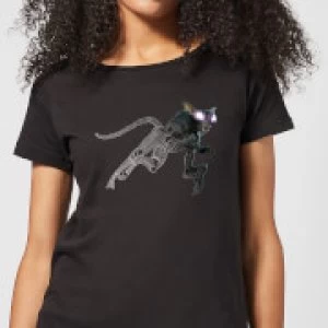 Image of Fantastic Beasts Tribal Matagot Womens T-Shirt - Black