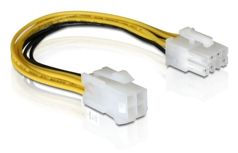Image of DeLOCK Cable PCI Express Power 8pin EPS > 4pin ATX/P4 Multicolour 0