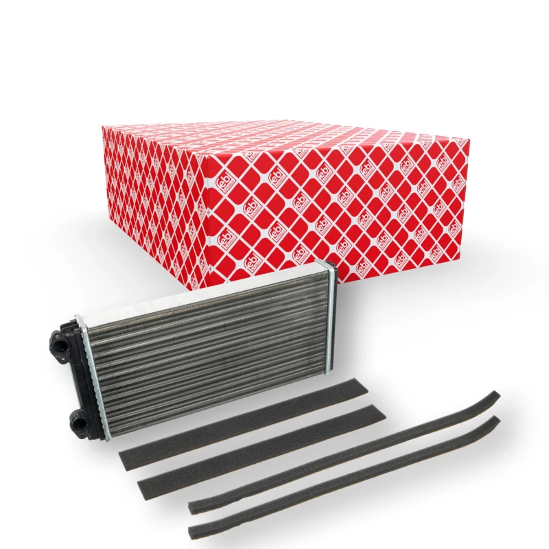 Image of FEBI BILSTEIN 173355 Heat Exchanger with gasket/seal Heat Exchanger,interior heating (467)