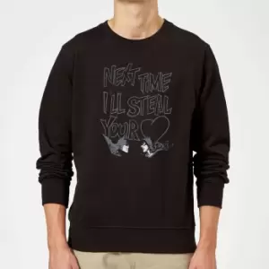 Image of Batman Steal Your Heart Sweatshirt - Black - L - Black