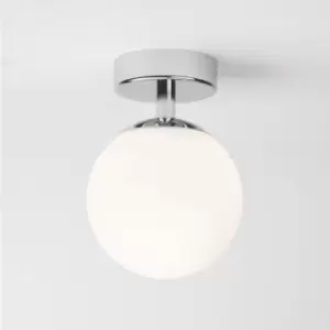 Image of Astro Denver - 1 Light Semi Flush Bathroom Ceiling Light Polished Chrome IP44, G9
