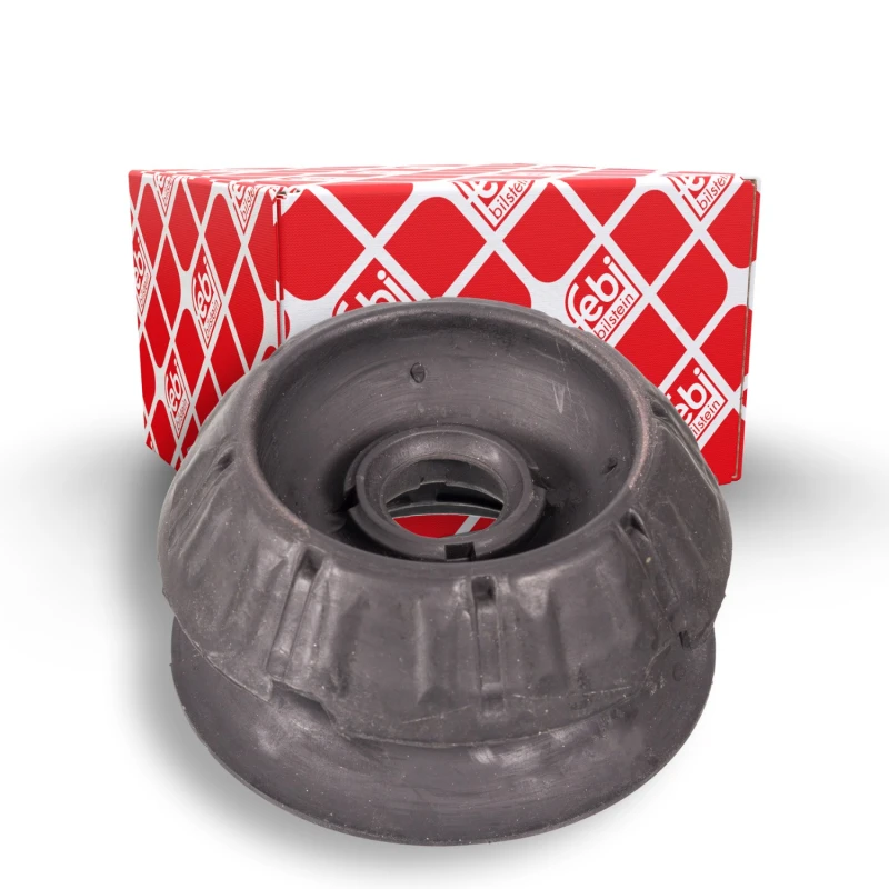 Image of FEBI BILSTEIN 104894 Top strut mount Front Axle Right, without ball bearing Elastomer Suspension Strut Support Bearing (1180)