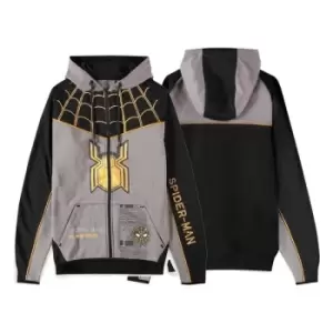 Image of Spider-Man: No Way Home Hooded Sweater Black Suit Size S