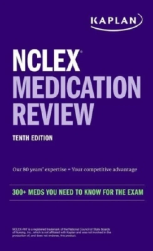 Image of NCLEX Medication Review: 300+ Meds You Need to Know for the Exam Paperback / softback