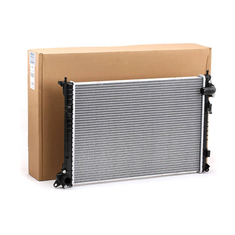 Image of STARK SKRD-0120210 Engine radiator Manual-/optional automatic transmission, Plastic Aluminium, Plastic Radiator,engine cooling (470)