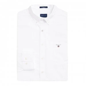Image of Gant Broadcloth Shirt - White