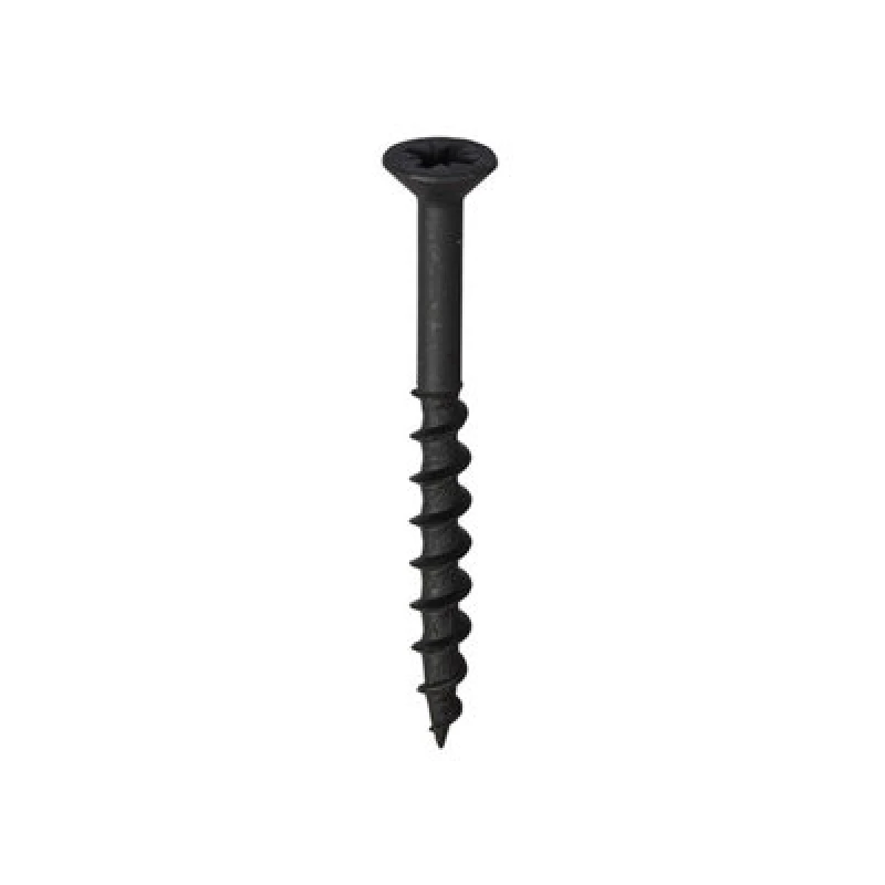 Image of Unifix Carcass Woodscrews Pozi Countersunk Head Black Oxide - 8G X 1.3/4" (4.0 X 45mm) - Mpn 9Tqcarcasss/006 - Box Of 500