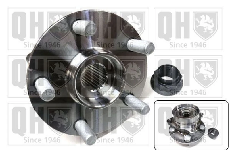 Image of QUINTON HAZELL Wheel bearing kit QUINTON HAZELL QWB1538