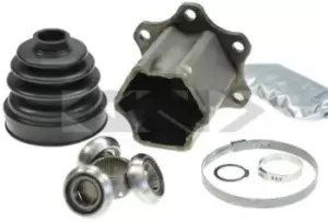 Image of RIDEX CV Joint VW,AUDI,SKODA 5J0115 1J0407363E,1K0498103E,1K0498103EX Axle Joint,Joint Kit, drive shaft 1K0498103Q,3B0407341B,1J0407363E,1K0498103E