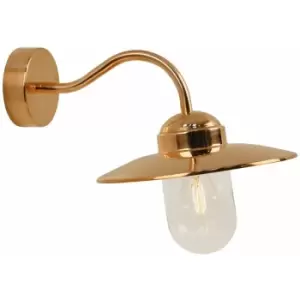 image of Nordlux Luxembourg Outdoor Dome Wall Lamp Copper, E27, IP54