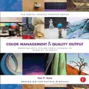 Image of color management and quality output working with color from camera to displ