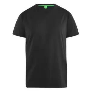 image of Duke Mens Signature-1 V-Neck T-Shirt (L) (Black)