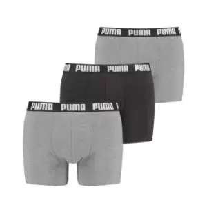 image of Puma 3 Pack Boxers Mens - Grey