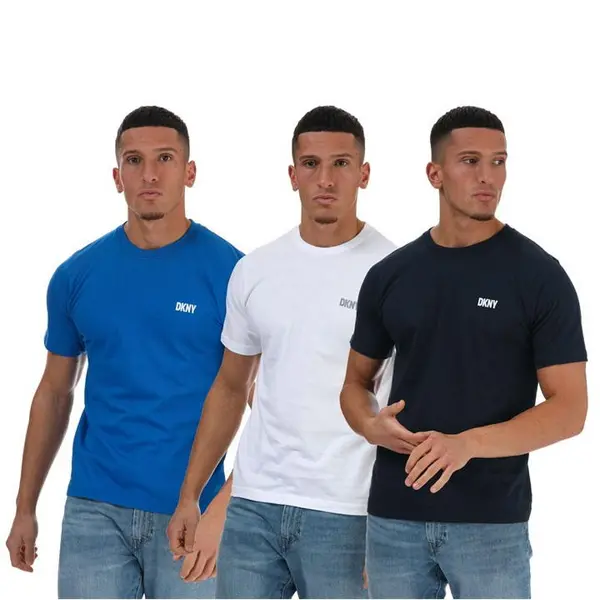 Image of DKNY Giants 3 Pack Lounge T-Shirts - White M