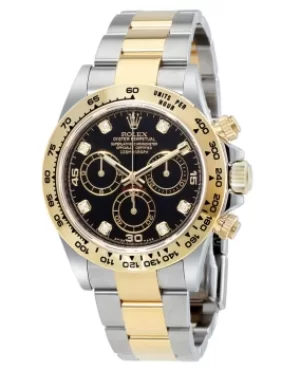 Image of Rolex Daytona Cosmograph Black Diamond Dial Mens Watch M116503-0008 M116503-0008