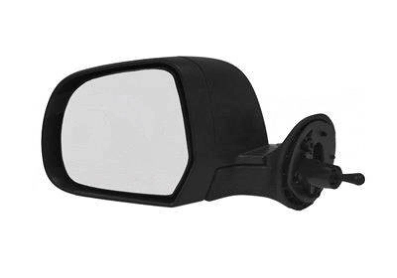 Image of VAN WEZEL 1555803 Wing mirror * HAGUS * Left, dark grey, Internal Adjustment, Rough Outside Mirror (50)